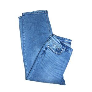 ADDITION ELLE Premium Denim Straight-Leg Stretchy Ankle Jean - Size 10